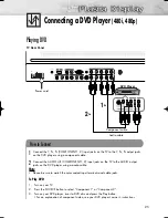 Preview for 25 page of Samsung PL-50P5H Owner'S Instructions Manual