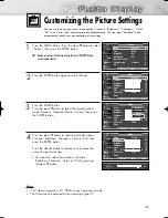 Preview for 45 page of Samsung PL-50P5H Owner'S Instructions Manual