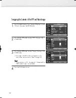 Preview for 52 page of Samsung PL-50P5H Owner'S Instructions Manual