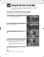 Preview for 56 page of Samsung PL-50P5H Owner'S Instructions Manual