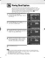 Preview for 92 page of Samsung PL-50P5H Owner'S Instructions Manual