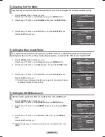 Preview for 31 page of Samsung PL-63P71FD Owner'S Instructions Manual