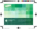 Предварительный просмотр 1 страницы Samsung PL151 Quick Start Manual