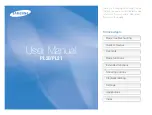 Предварительный просмотр 1 страницы Samsung PL22 User Manual