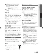 Preview for 15 page of Samsung PL42C450 User Manual