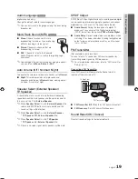 Preview for 19 page of Samsung PL42C450 User Manual