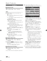 Preview for 20 page of Samsung PL42C450 User Manual