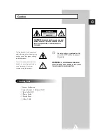 Preview for 3 page of Samsung Plasma Displaywith Media Station Owner'S Instructions Manual