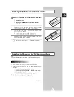 Preview for 9 page of Samsung Plasma Displaywith Media Station Owner'S Instructions Manual