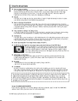 Предварительный просмотр 2 страницы Samsung Plasma TV User Manual