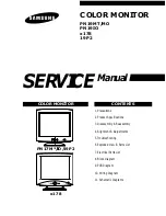 Samsung PN19MT Service Manual preview