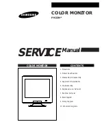 Предварительный просмотр 1 страницы Samsung PN22N series Service Manual