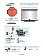 Предварительный просмотр 13 страницы Samsung PN42A400 Quick Setup Manual