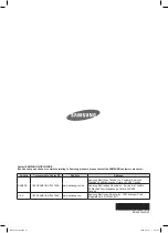 Preview for 35 page of Samsung PN42B400P3D Quick Setup Manual