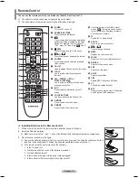 Preview for 8 page of Samsung PN42B450 - 42.3" Plasma TV User Manual