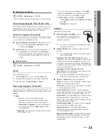 Preview for 21 page of Samsung PN42C450B1D Manual Del Usuario