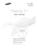 Preview for 1 page of Samsung PN43D490 E-Manual