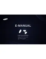 Предварительный просмотр 1 страницы Samsung PN43D490A1D (Spanish) E-Manual