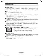 Preview for 3 page of Samsung PN50A650 - 50" Plasma TV User Manual