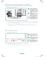 Предварительный просмотр 4 страницы Samsung PN50B530 - 50" Plasma TV Quick Setup Manual