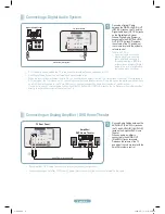 Предварительный просмотр 6 страницы Samsung PN50B530 - 50" Plasma TV Quick Setup Manual