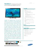 Samsung PN50B560T5FXZA Brochure preview