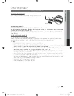 Предварительный просмотр 37 страницы Samsung PN50C490B3DXZA User Manual