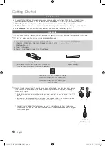 Preview for 4 page of Samsung PN50C540 User Manual