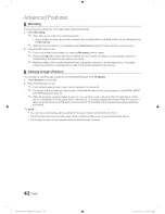 Preview for 42 page of Samsung PN50C550 User Manual