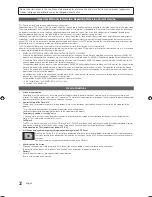 Preview for 2 page of Samsung PN50C550G1FXZA User Manual