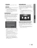 Preview for 45 page of Samsung PN50C590 User Manual