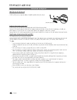 Preview for 46 page of Samsung PN50C680G5F Manual Del Usuario