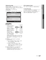 Preview for 27 page of Samsung PN50C680G5F User Manual