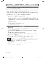 Preview for 2 page of Samsung PN50C680G5FXZA User Manual