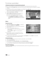 Preview for 40 page of Samsung PN50C7000 Manual Del Usuario