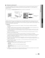 Предварительный просмотр 31 страницы Samsung PN50C7000 Mode D'Emploi