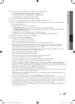 Preview for 37 page of Samsung PN50C8000 User Manual