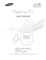 Samsung PN51E8000 E- User Manual предпросмотр