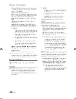 Preview for 20 page of Samsung PN58C500G2FXZA User Manual