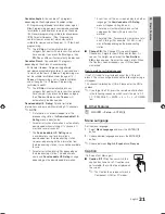 Preview for 21 page of Samsung PN58C500G2FXZA User Manual