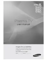 Preview for 1 page of Samsung PN58C550 User Manual