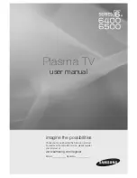 Preview for 1 page of Samsung PN58C6500TF User Manual