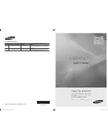 Preview for 1 page of Samsung PN58C6500TFXZA User Manual