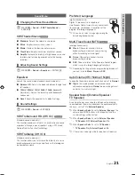 Preview for 21 page of Samsung PN58C680 User Manual