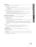 Предварительный просмотр 45 страницы Samsung PN58C7000 User Manual