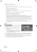 Предварительный просмотр 24 страницы Samsung PN59D530A3F User Manual