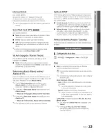 Preview for 23 page of Samsung PN63C7000 (Spanish) Manual Del Usuario