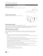 Preview for 56 page of Samsung PN63C7000 (Spanish) Manual Del Usuario