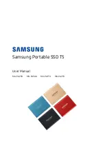 Preview for 1 page of Samsung Portable SSD T5 User Manual