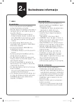 Preview for 20 page of Samsung POWERbot SR1 M70 Series Quick Reference Manual